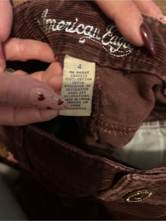 American Eagle Outfitters Pants - American Eagle Outfitters Chocolate Brown Corduroy flares